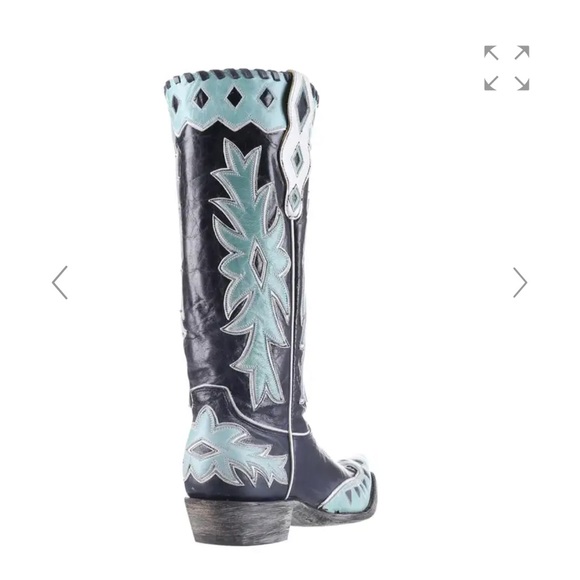 Old Gringo Miles City Western cowboy Boots boho line dancing cowgirl 7.5 Rtl 625 - Picture 6 of 9